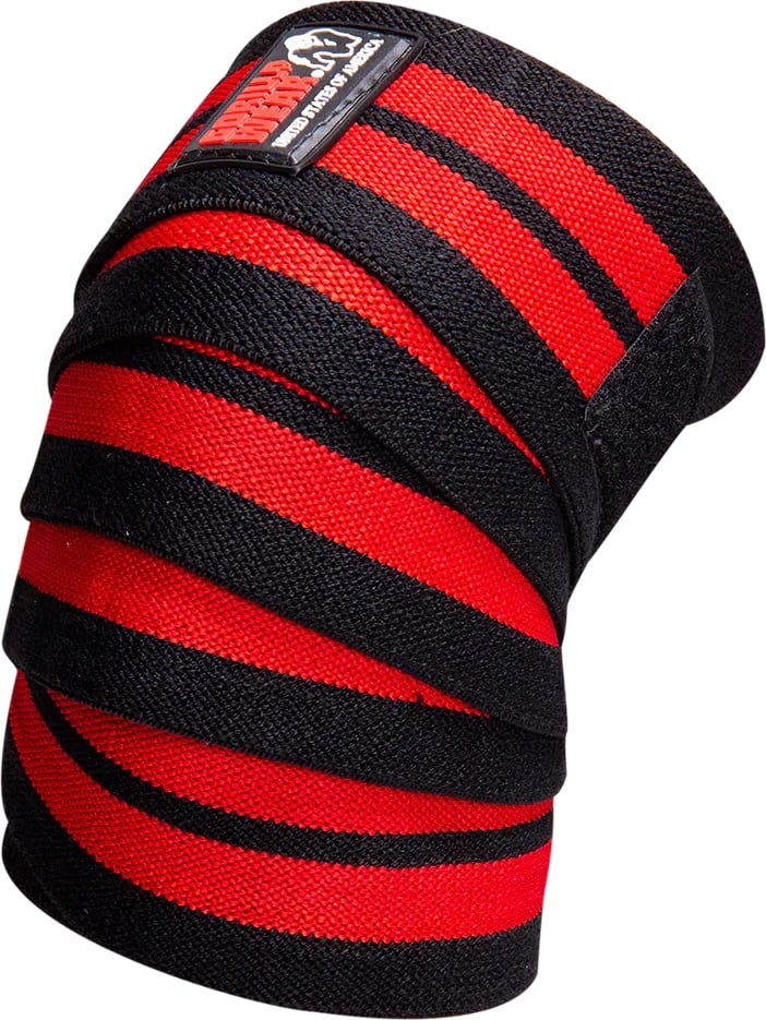 Mbështjelljet e gjurit - 2m - E zezë/E kuqe