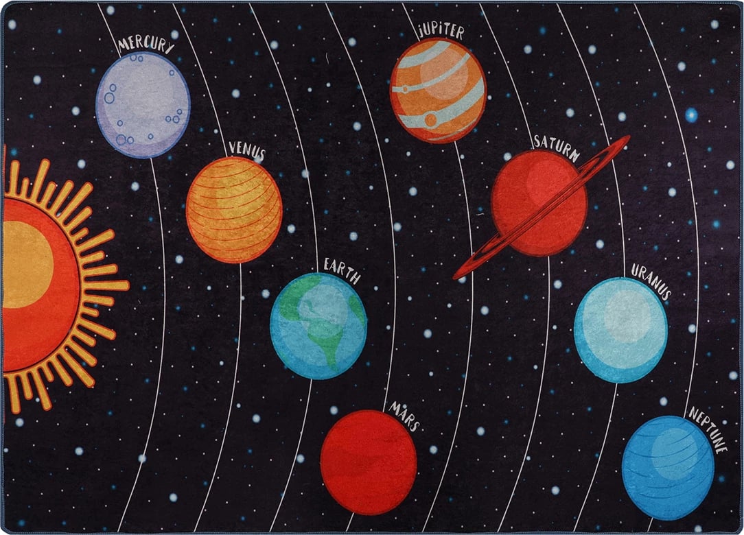 Qilim Galaxy, shumëngjyrësh, 140x190cm
