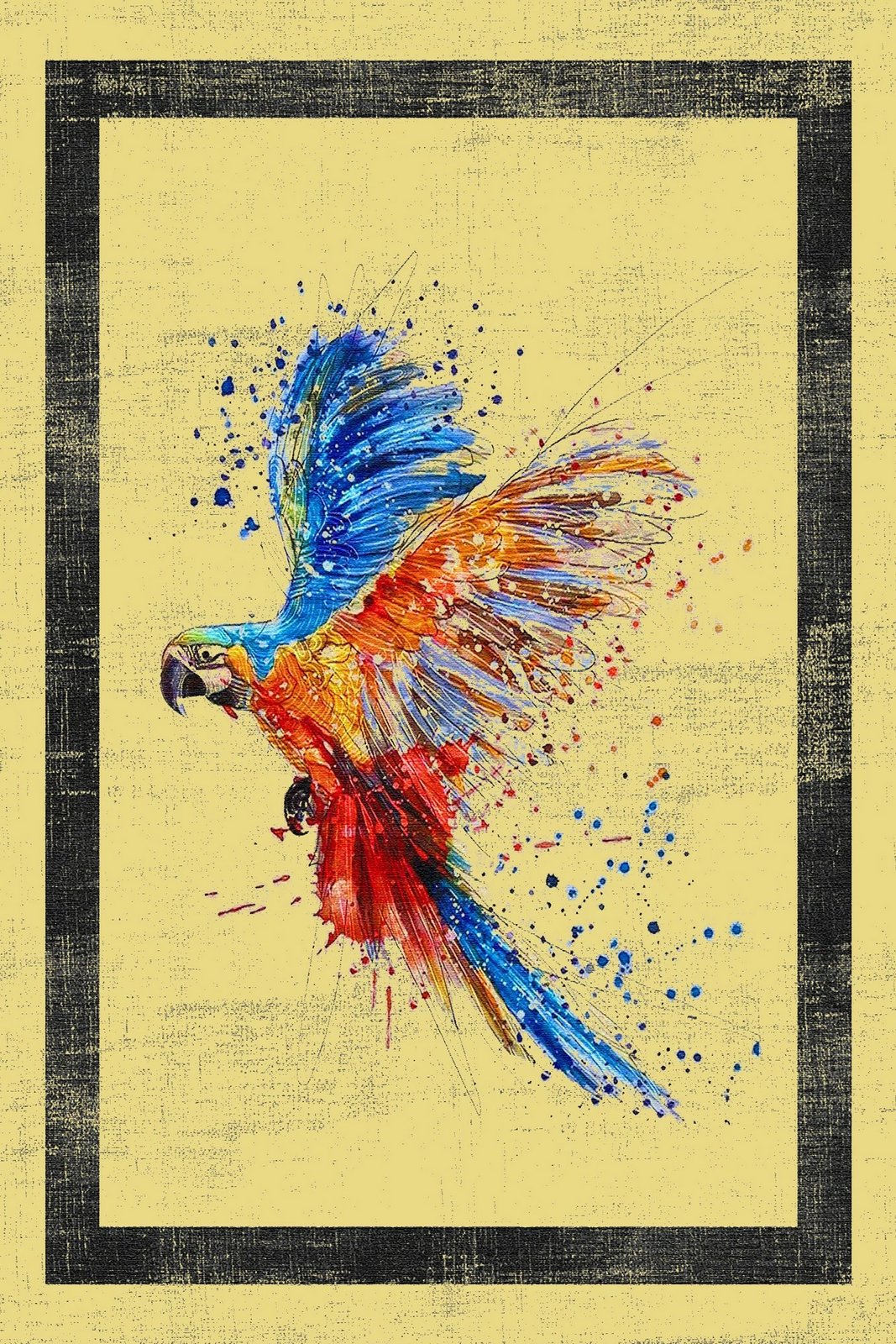 Set tapetash për banjo (2 copë), Mijolnir, CT-5364, e verdhë