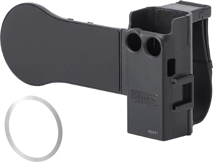 Aksesuar 2-në-1 për gimbal OP 3, Sunnylife, MJ991, rrip zgjatues silikoni dhe mbajtës magnetik telefoni