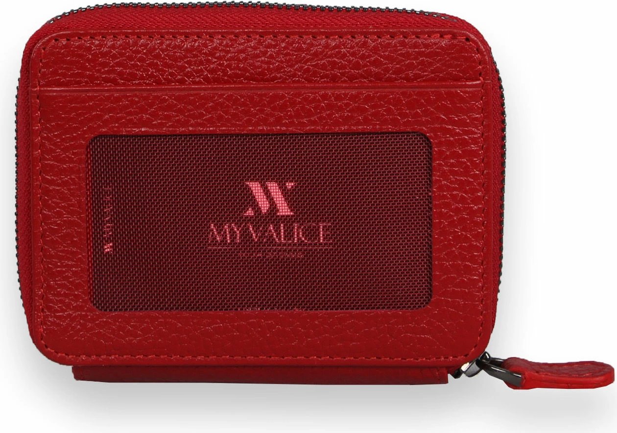Portofol lëkure i kuq, Zoozie Bags, 4250