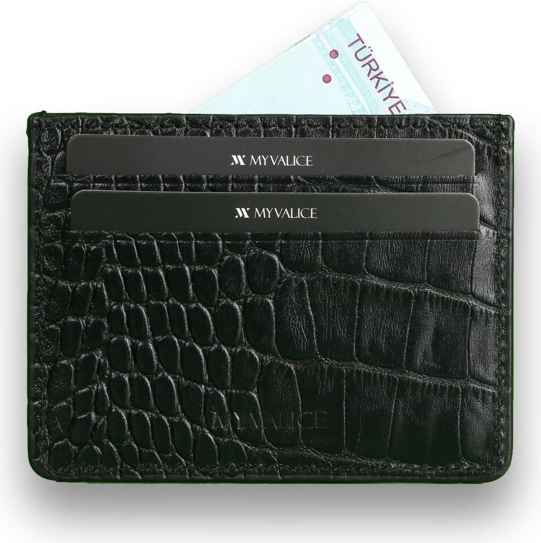 Portofol lëkure i zi, Zoozie Bags, 3420