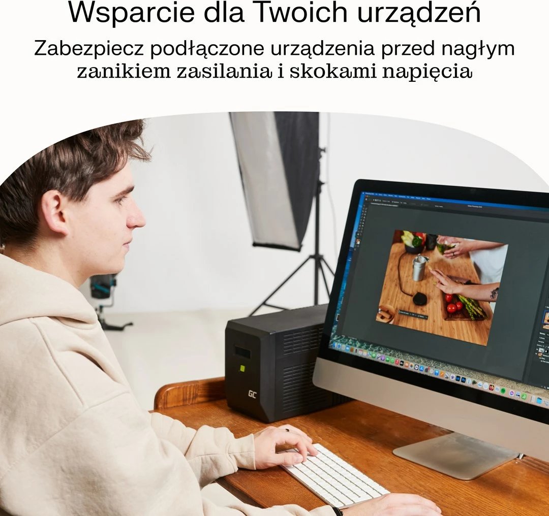 UPS Green Cell UPSLP480, 0.75 kVA, 480 W, 4 dalje AC, i zi