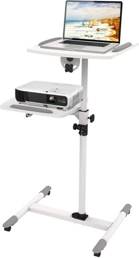 Karrocë universale TECHly për notebook/projektor, ICA-TB-TPM-6, Bardhë