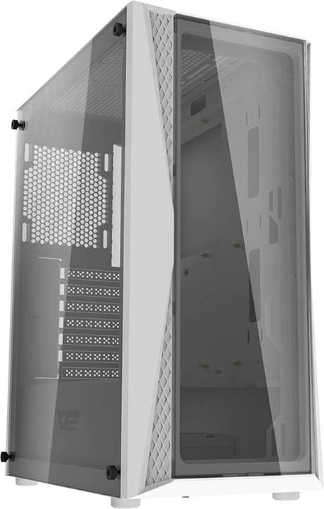 Kasë Darkflash DK352 Plus, Middle Tower, 4 ventilatorë ARGB, bardhë/zezë