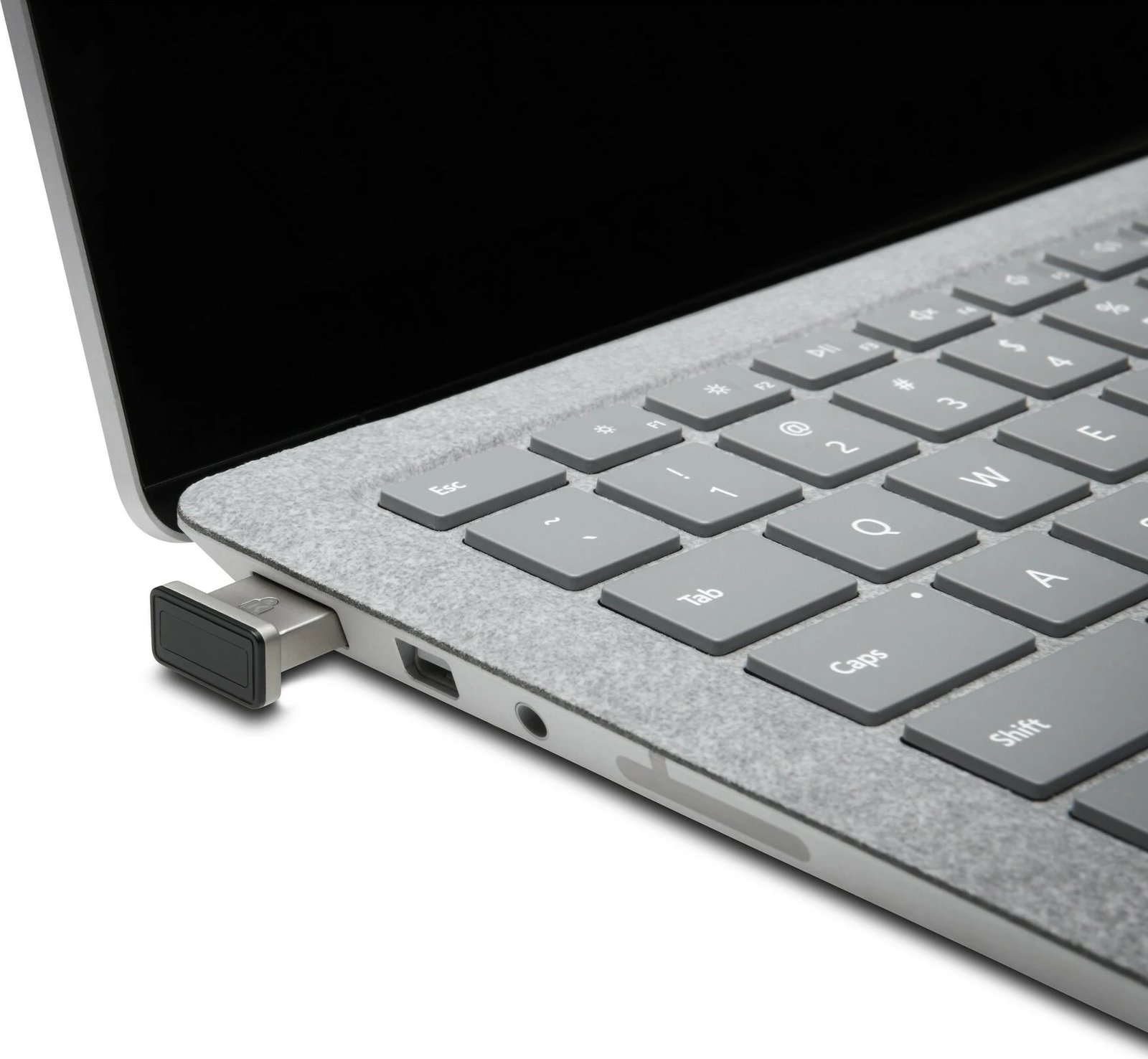 Çelës gjurmë gishti Kensington VeriMark IT, USB 2.0, argjend