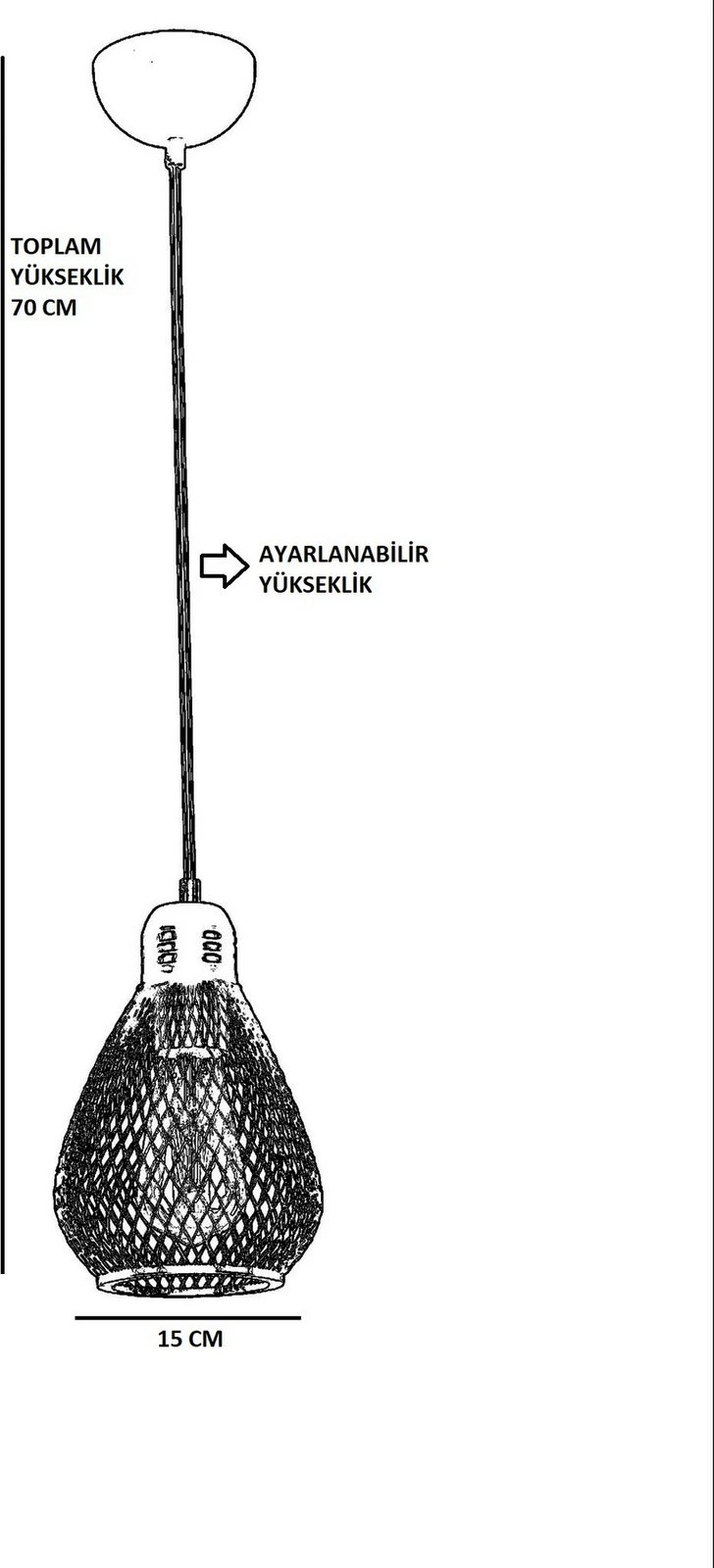 Llambë tavani Opviq, njësh, ngjyrë ari, stil antik