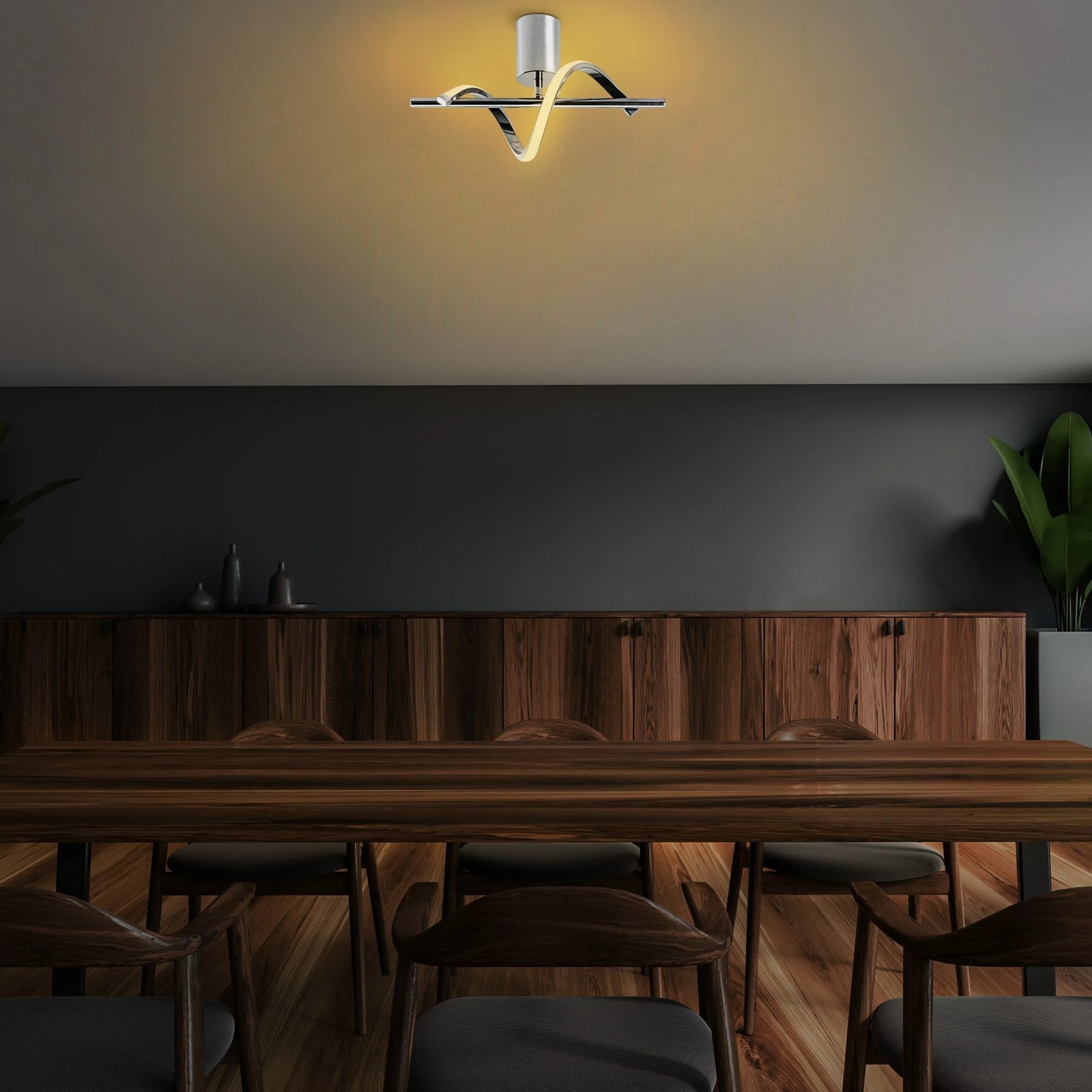 Llambë tavani Opviq, Lıkma - 13517, krom