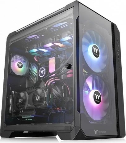Kasë Thermaltake View 51 ARGB Tempered Glass, Big Tower, e zezë