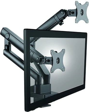 Mbajtëse tavoline për dy monitorë IcyBox IB-MS314-T, deri 32", E zezë