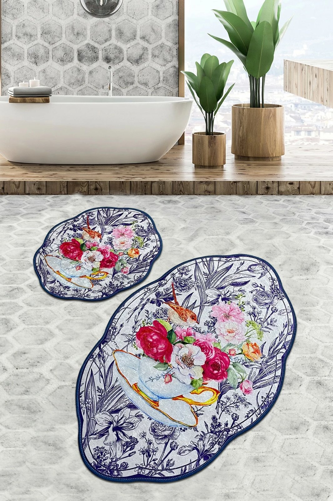 Set tapetash për banjo, 2 copë, Mijölnir Birdie Lohal Djt, shumëngjyrësh