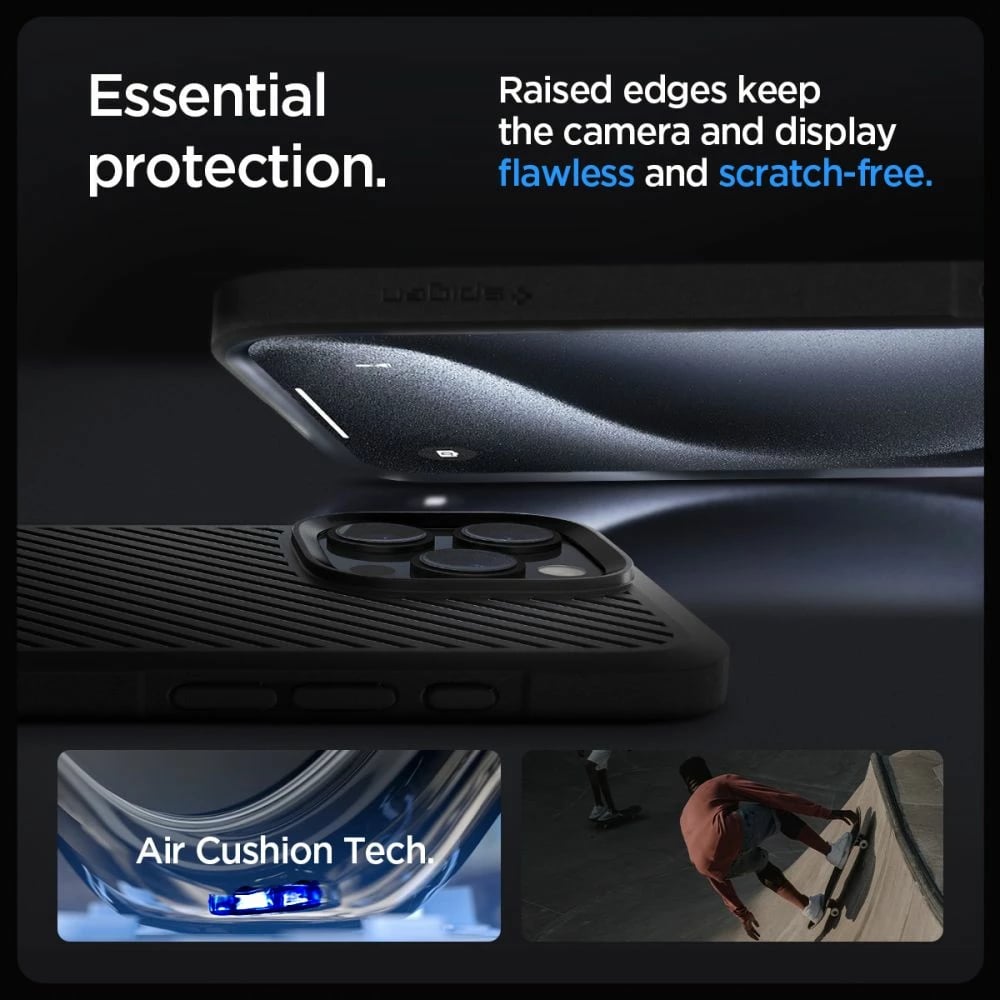 Mbështjellës Spigen Core Armor për iPhone 16 Pro Max, Mat Zi