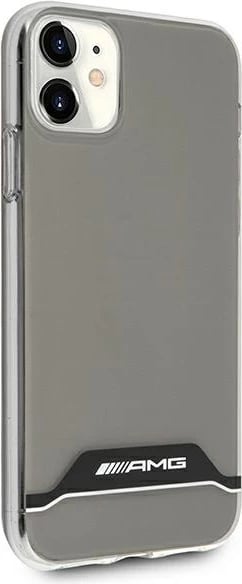 Mbështjellës Mercedes AMG Electroplate Black&White për iPhone 11/XR 6.1", Transparent