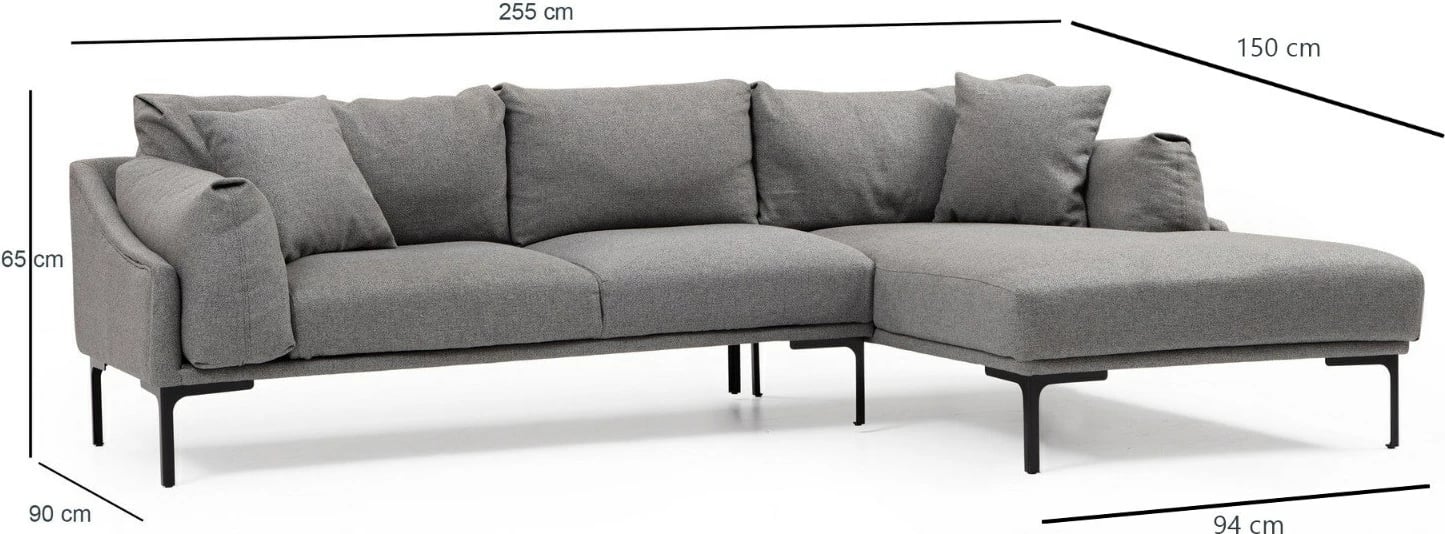 Këndare Leo, kënd i djathtë, ngjyrë gri