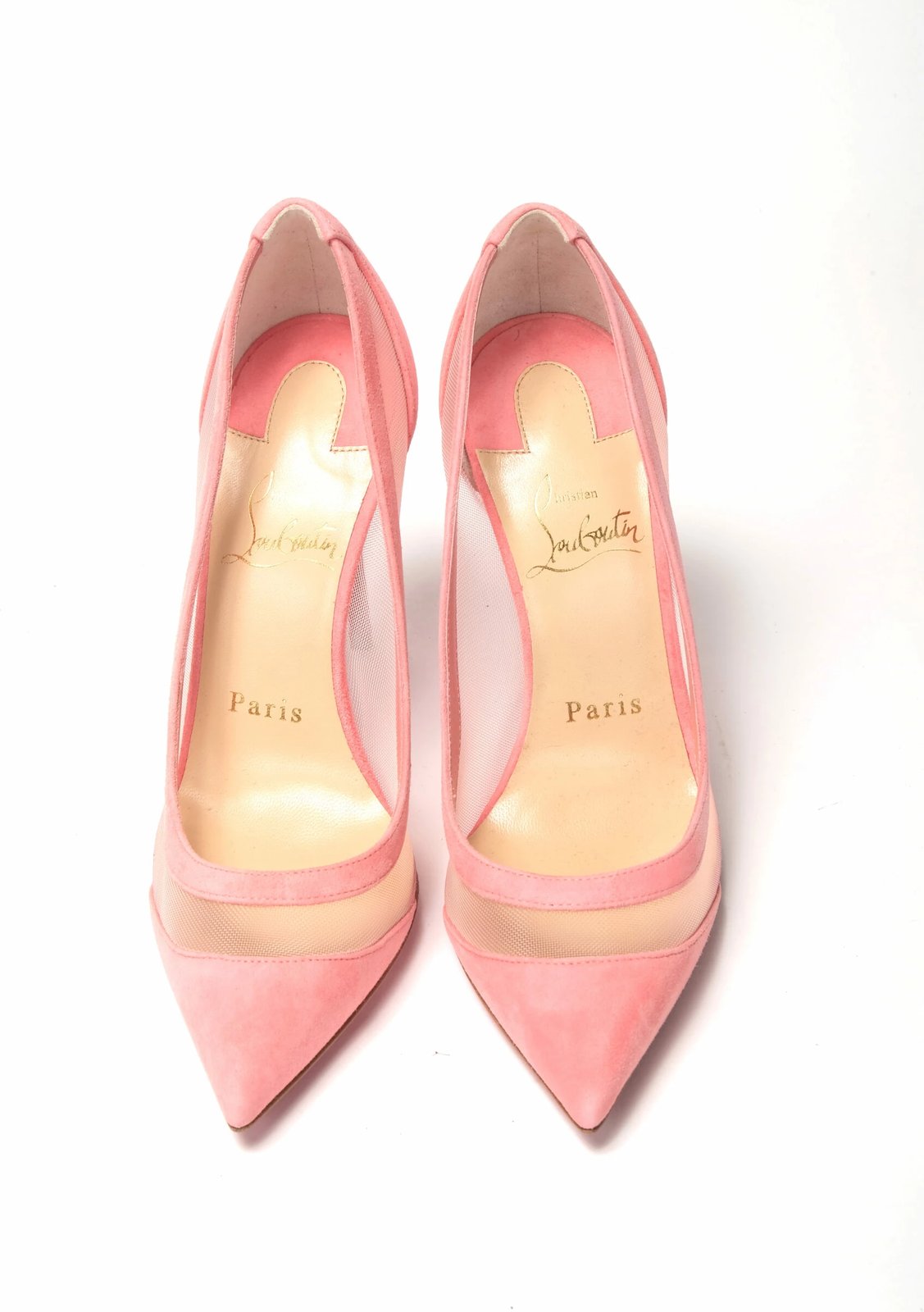 Këpucë me taka për femra Christian Louboutin, rozë 