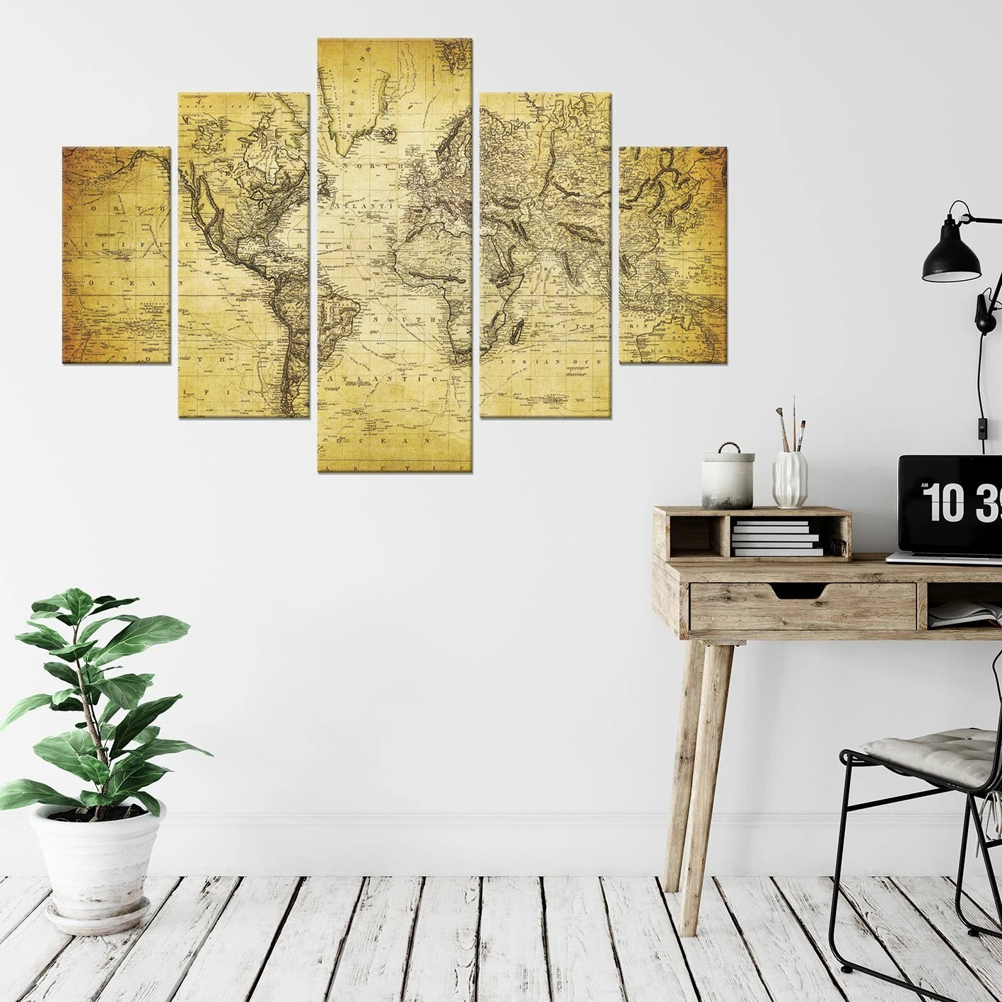 Pikturë dekorative MDF, 5 pjesë, Wallity, ST002