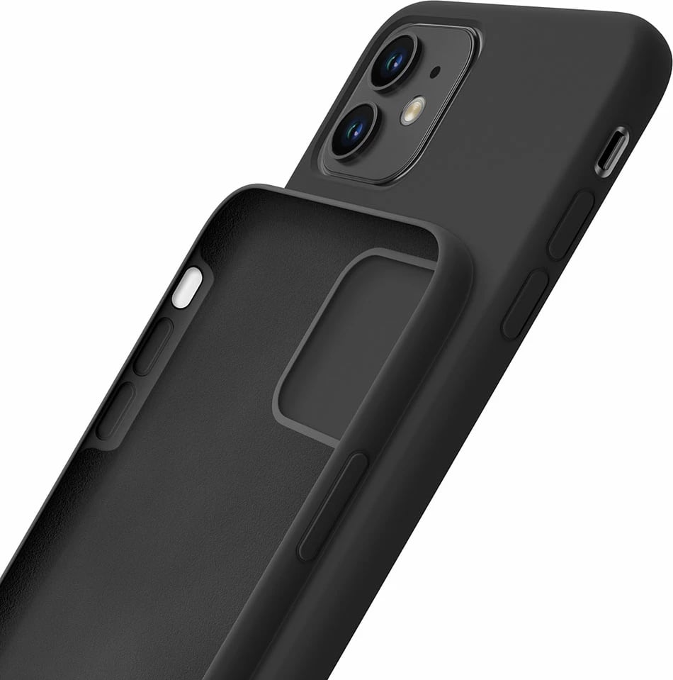 Mbështjellës silikon për iPhone 11 3mk Protection, i zi