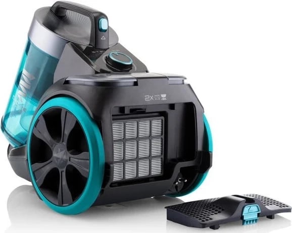 Fshesë me korrent ETA Stellar, 700W, pa qese, e zezë dhe turkeze Fshesë me korrent ETA Stellar, 700W, pa qese, e zezë dhe turkeze