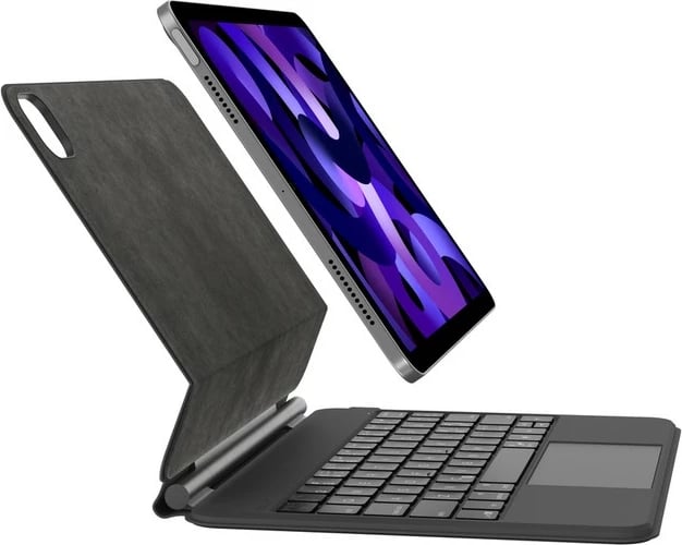 Mbështjellës me tastierë Belkin Connect për iPad Pro 11, iPad Air 11 M2, iPad Pro 10.5, i zi