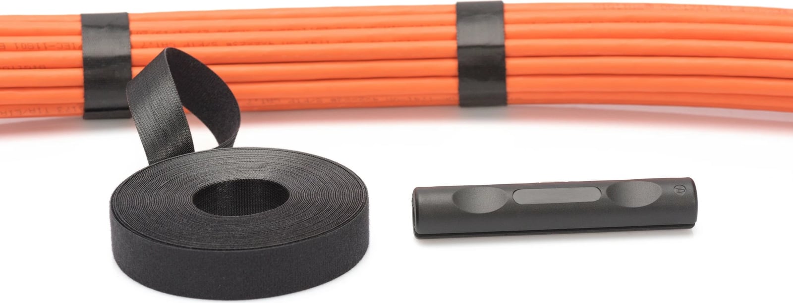 Rrip ngjitës Digitus, 20mm, 10m, i zi