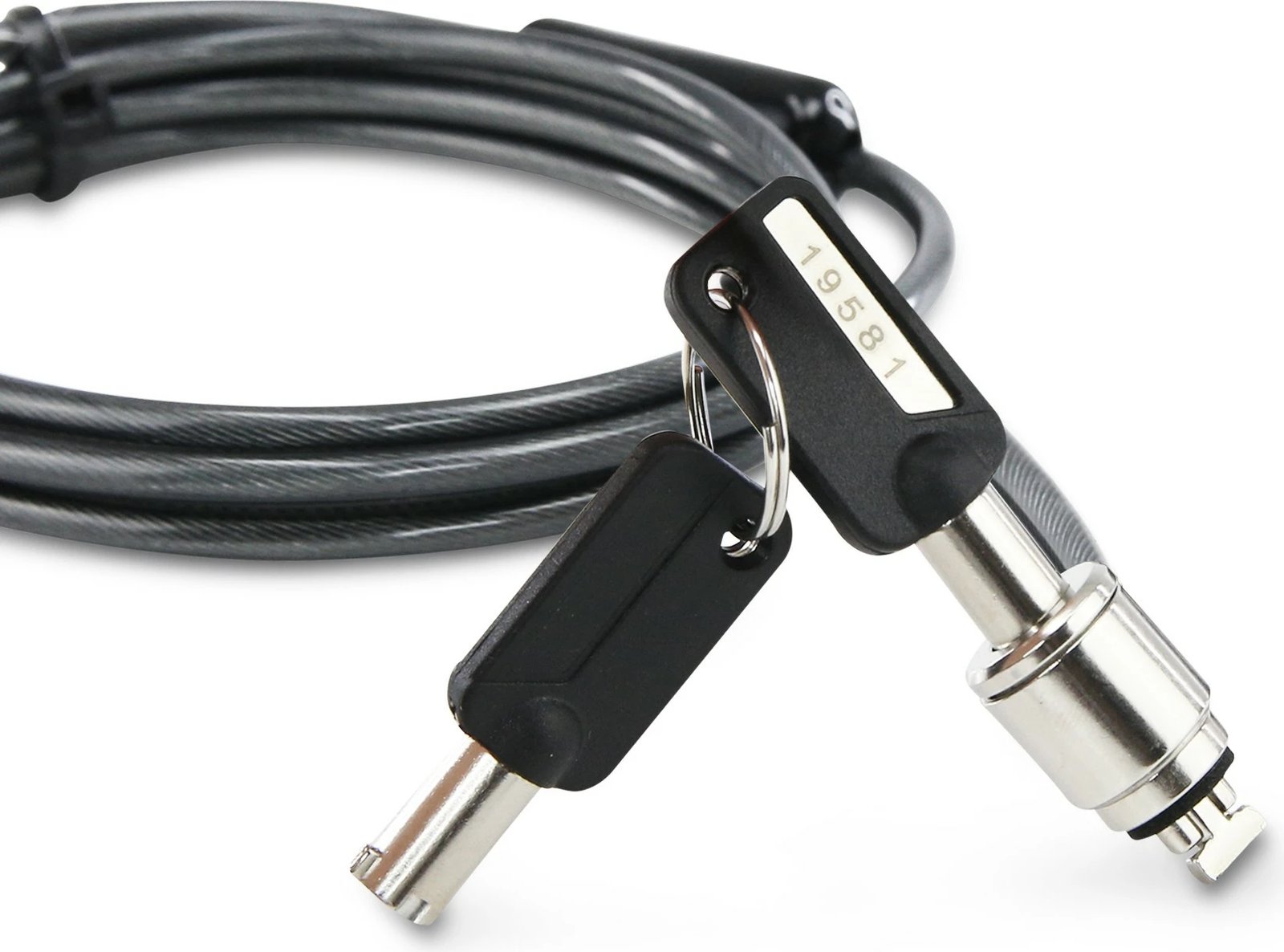 Kabllo sigurie për laptop Dicota BASE XX T-Lock, me çelësa