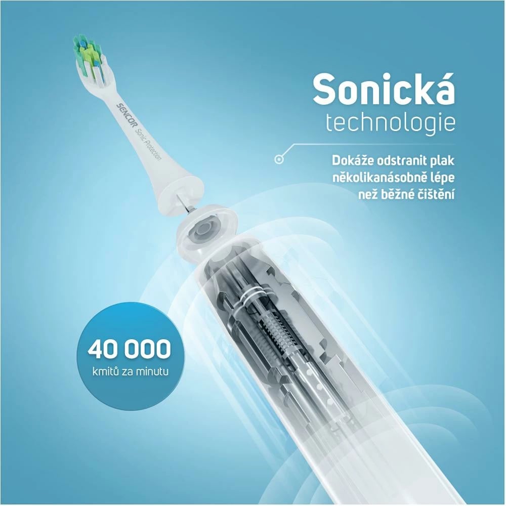 Furçë elektrike për dhëmbë Sencor SOC 4200BL, e kaltër