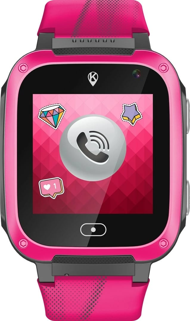 Smartwatch KIDI Basic për fëmijë, KW_M_BSC_R, 400 mAh, Rozë