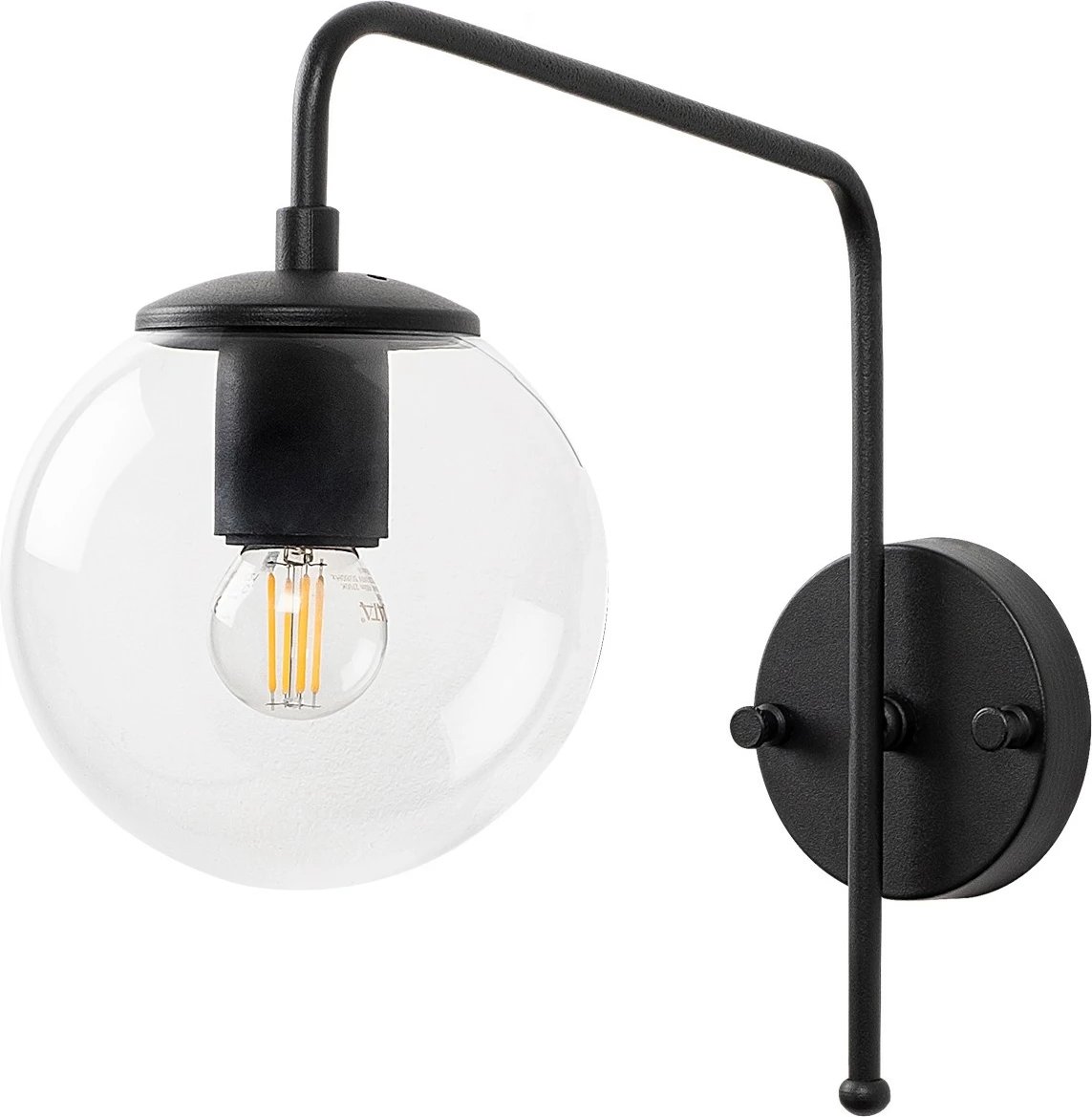 Llambë muri Opviq, Viran - 10930, trup metalik, kapak qelqi, e zezë/bardhë