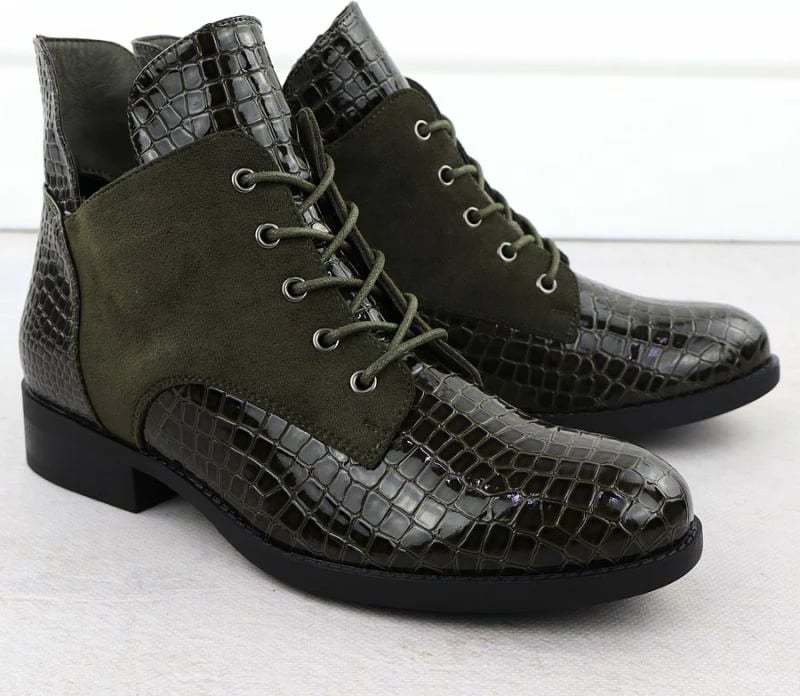 Çizme femrash Vinceza 26-16477, të gjelbra