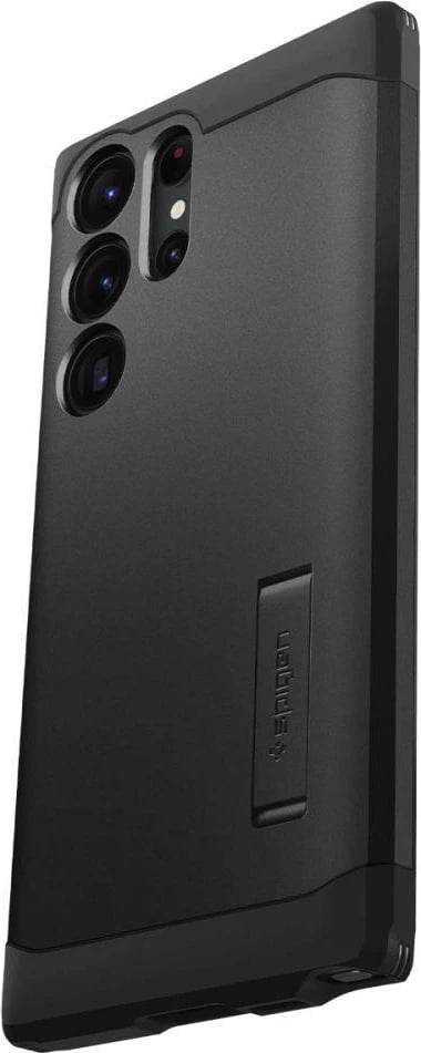 Mbështjellës Spigen Tough Armor për Samsung Galaxy S23 Ultra, i zi Mbështjellës Spigen Tough Armor për Samsung Galaxy S23 Ultra, i zi
