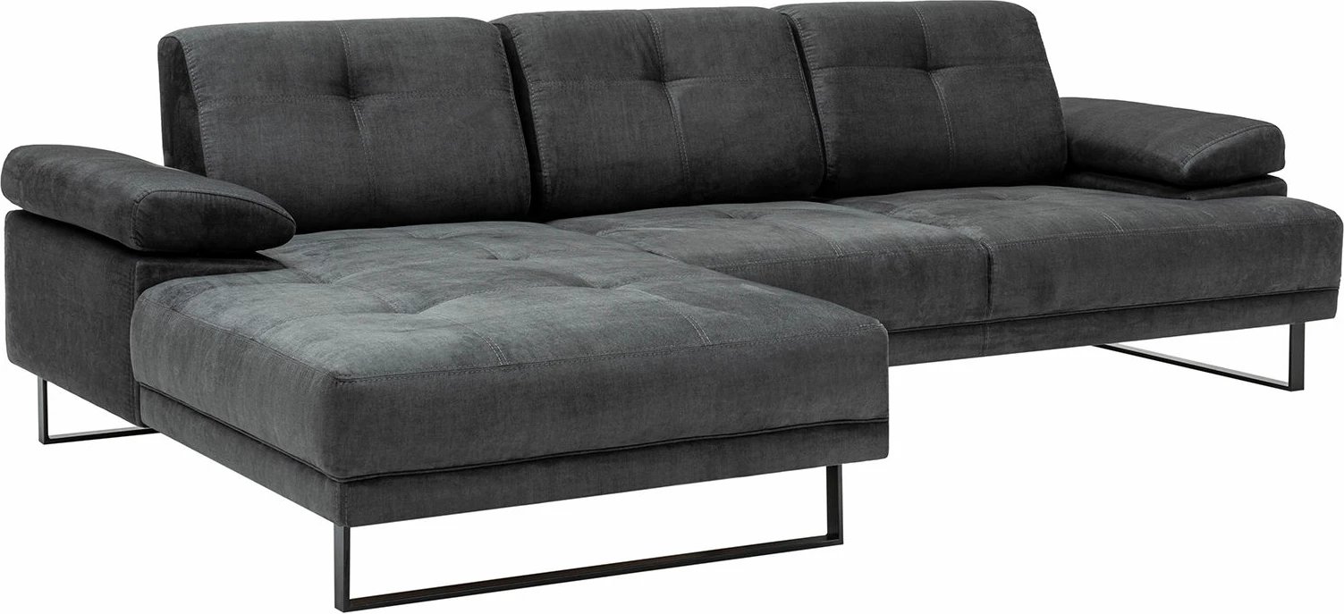 Këndare Atelier del Sofa, Mustang Large, kënd i majtë, ngjyrë antracit