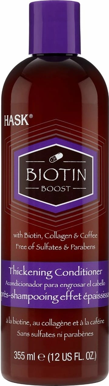 Balsam për flokë Hask Thickening Biotin,Collagen&Coffe , 355ml