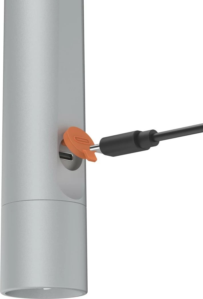 Elektrik dore LED, Hama, FL300 228603, 350 lm, rimbushëm USB-C, 4 mënyra, rreze 100 m, argjendtë