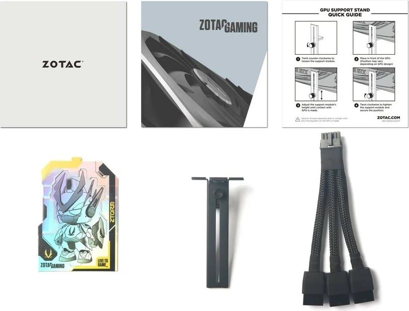 Kartelë grafike Zotac GeForce RTX 4080 SUPER, 16 GB, GDDR6X, 256 bit, e zezë