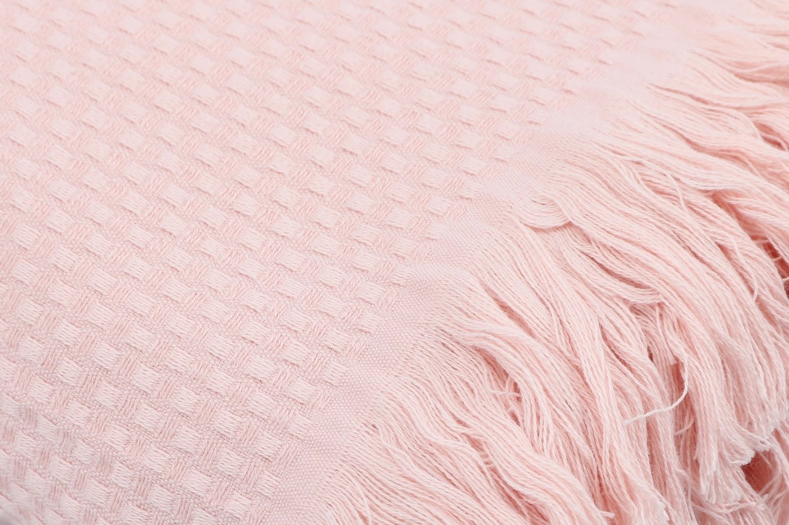 Batanije Single Pique, ngjyrë salmon, L'Essentiel Linge de Maison, 165x240cm