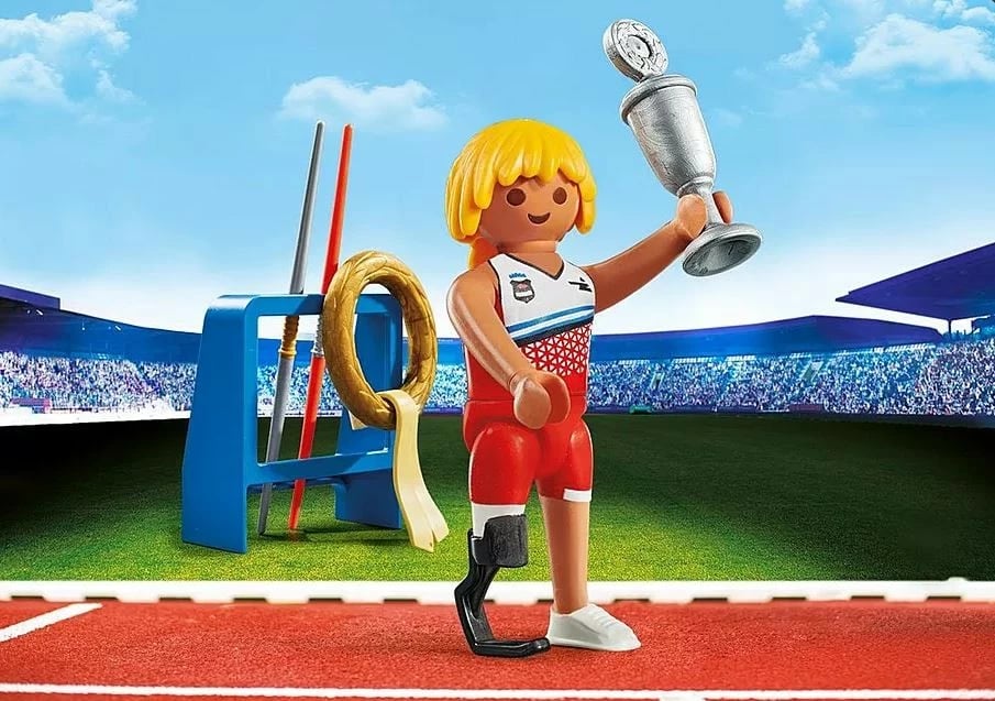 Set figurine Playmobil Special Plus 71580 hedhës shtize, 7 pjesë
