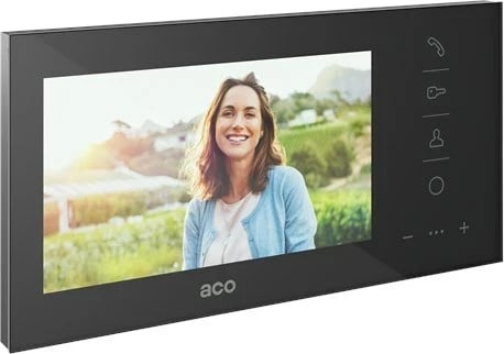 Monitor ACO GLASS-PRO-7 BK Familio COMO PRO 7 cali, i zi