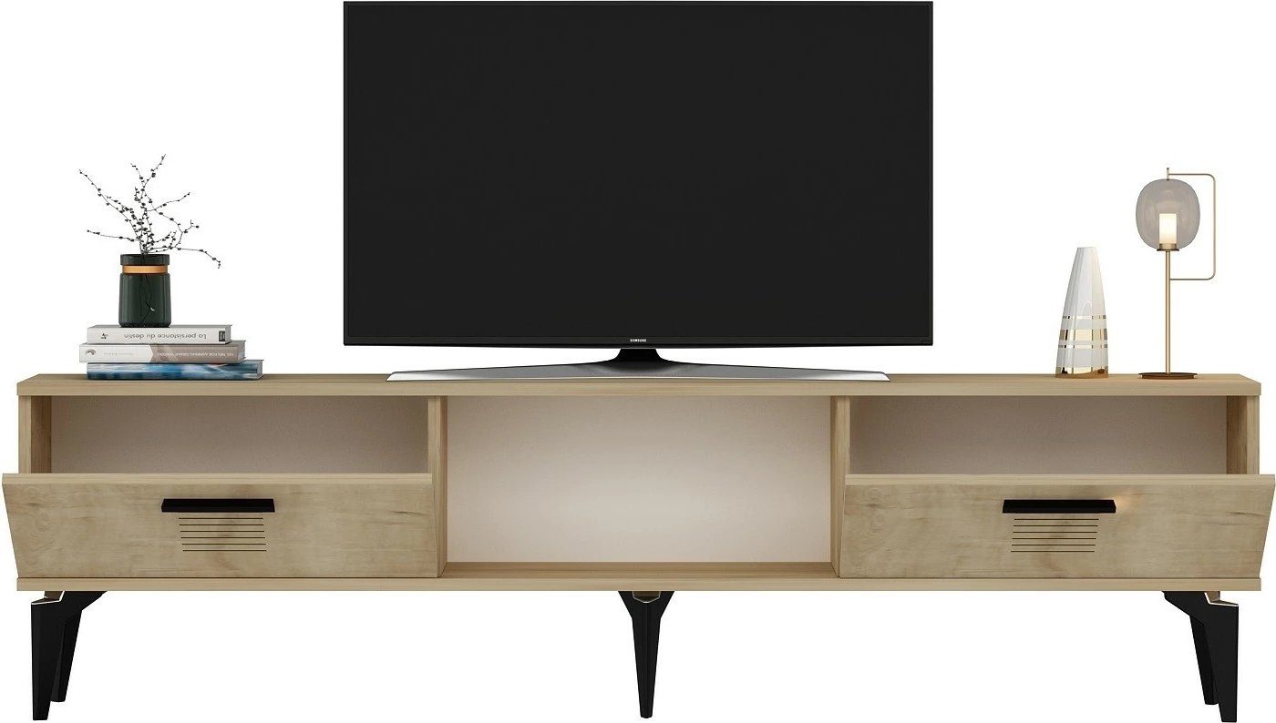 Komodë TV Hanah Home, Asimo, ngjyrë lisi Sapphire Oak