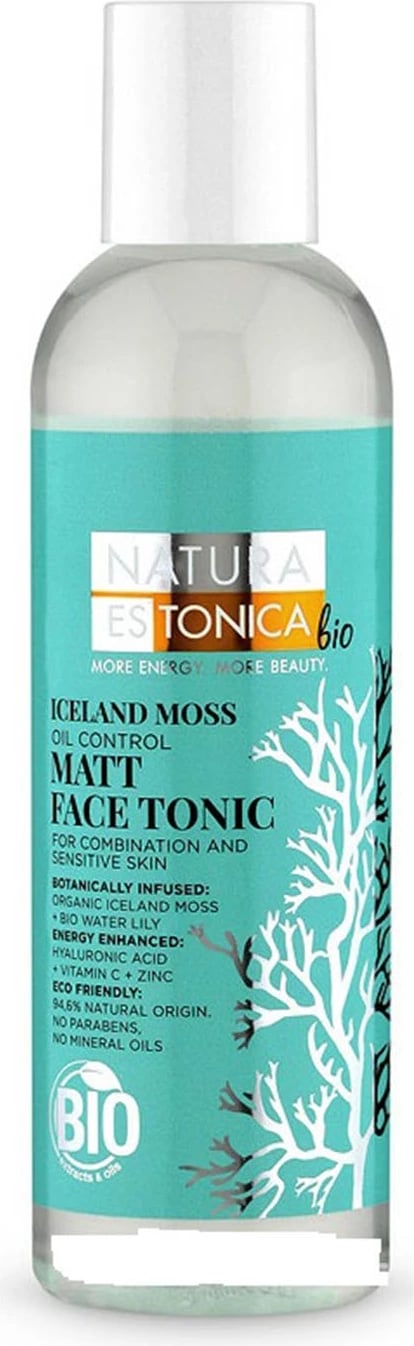 Tonik fytyre unisex Natura Siberica Estonica Iceland Moss Matt Oil Control 200ml