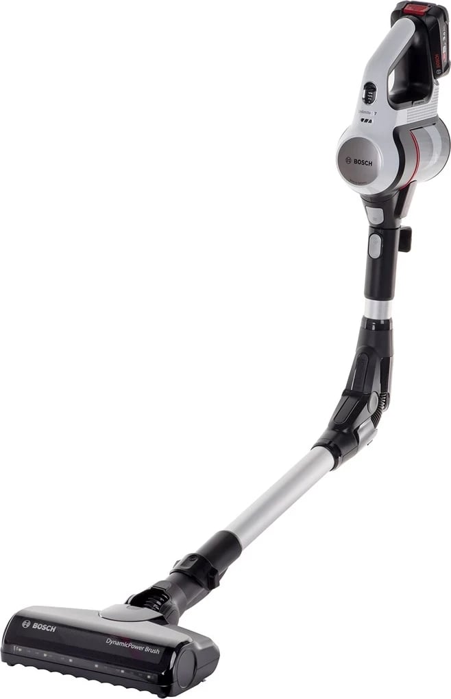 Pajisje pastrimi Bosch BBS711W, pa qese, 0.3 L, e zezë dhe çelik inox Pajisje pastrimi Bosch BBS711W, pa qese, 0.3 L, e zezë dhe çelik inox
