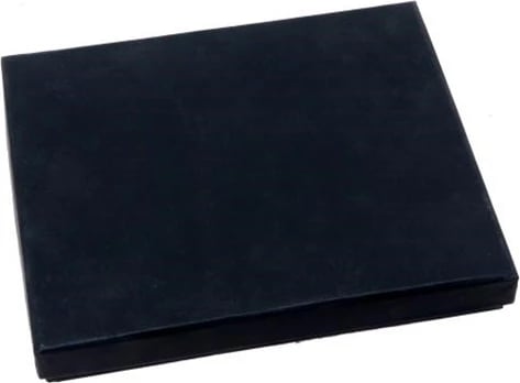 Set lugësh ëmbëlsirash mat, 6 copë, çelik i zi, 13x3x1 cm