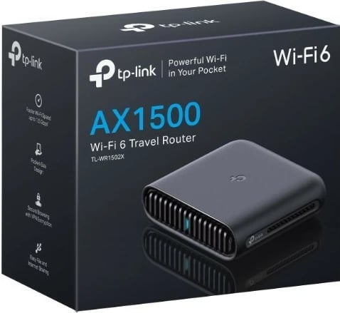 Router TP-LINK WR1502X AX1500, Wi-Fi 6, xDSL, grafit