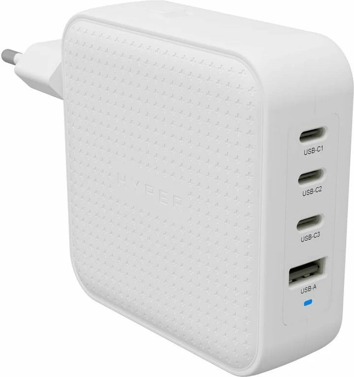 Karikues udhëtimi Targus, 100W, 4 porta USB-C/USB-A, i bardhë