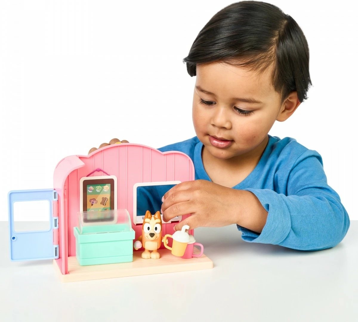 Set lodrash Bluey Mini Ice Cream Shop, Tm Toys, BLU17553, plastikë, për fëmijë, shumëngjyrësh