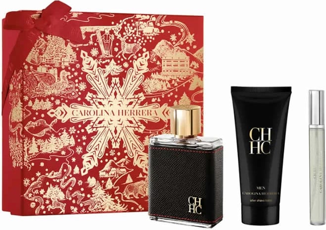 Set Eau de Toilette për meshkuj Carolina Herrera CH Men 3 copa, 100ml