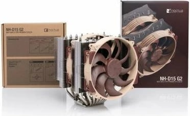 Ftohës ajri CPU Noctua NH-D15 G2, 2 ventilatorë 140mm, PWM, alumini/bakër