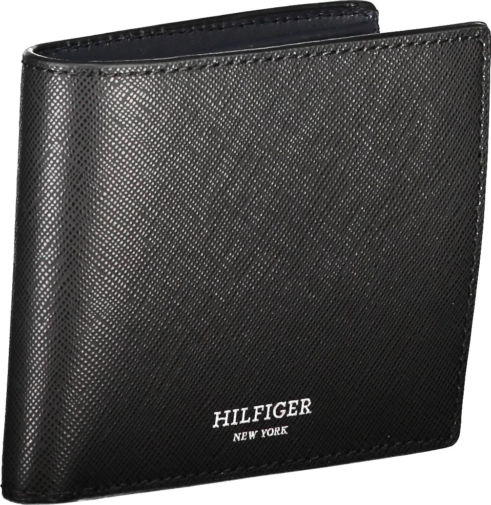 Portofol për meshkuj TOMMY HILFIGER, i zi