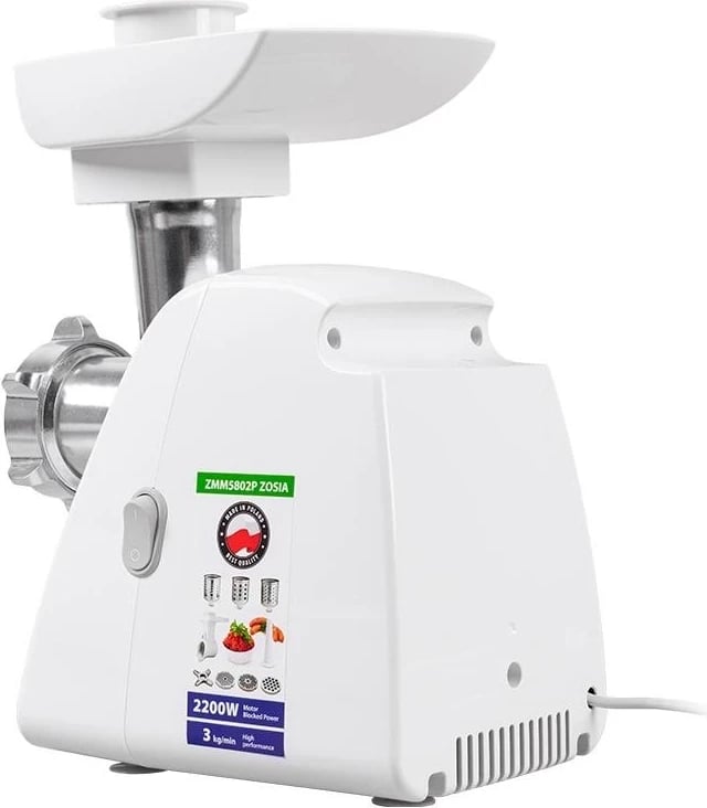 Makinë mishi Zelmer ZMM5801P, 2200W, e bardhë Makinë mishi Zelmer ZMM5801P, 2200W, e bardhë
