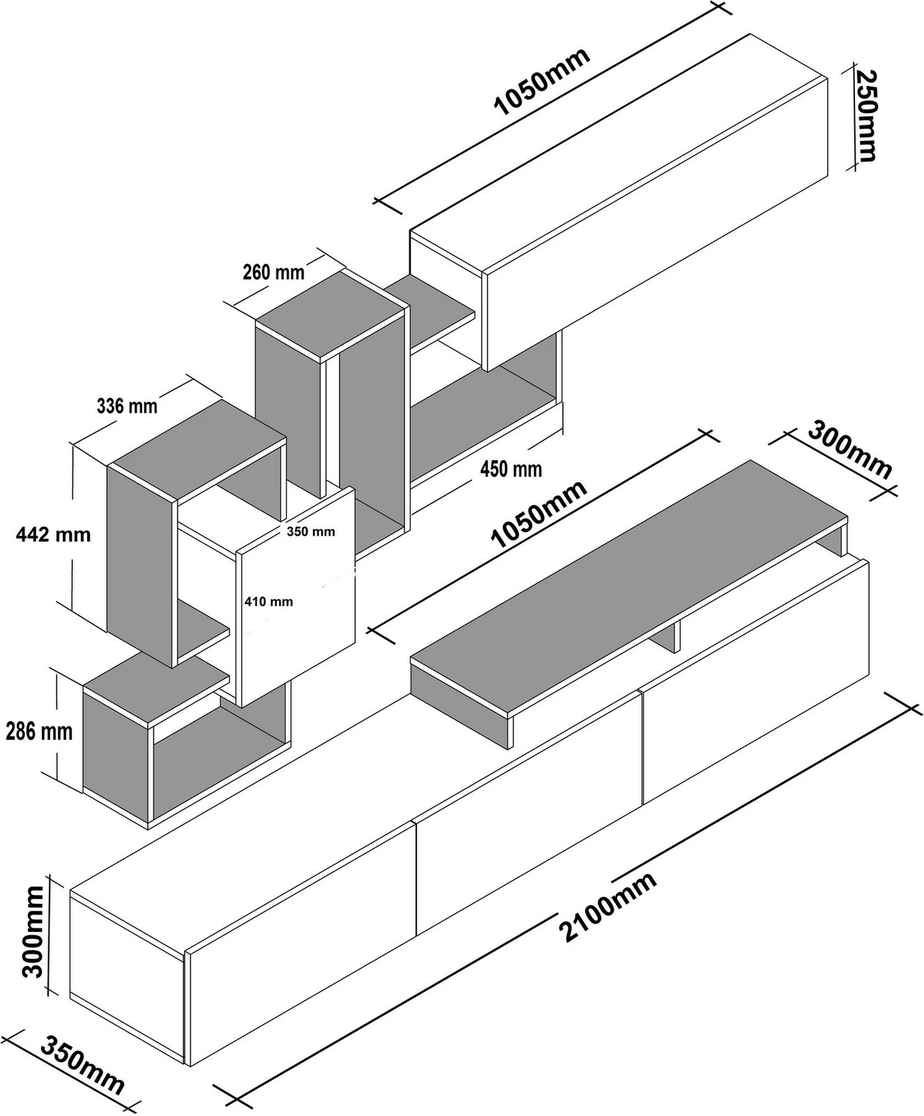 Njësi TV Hanah Home, Amor, e bardhë