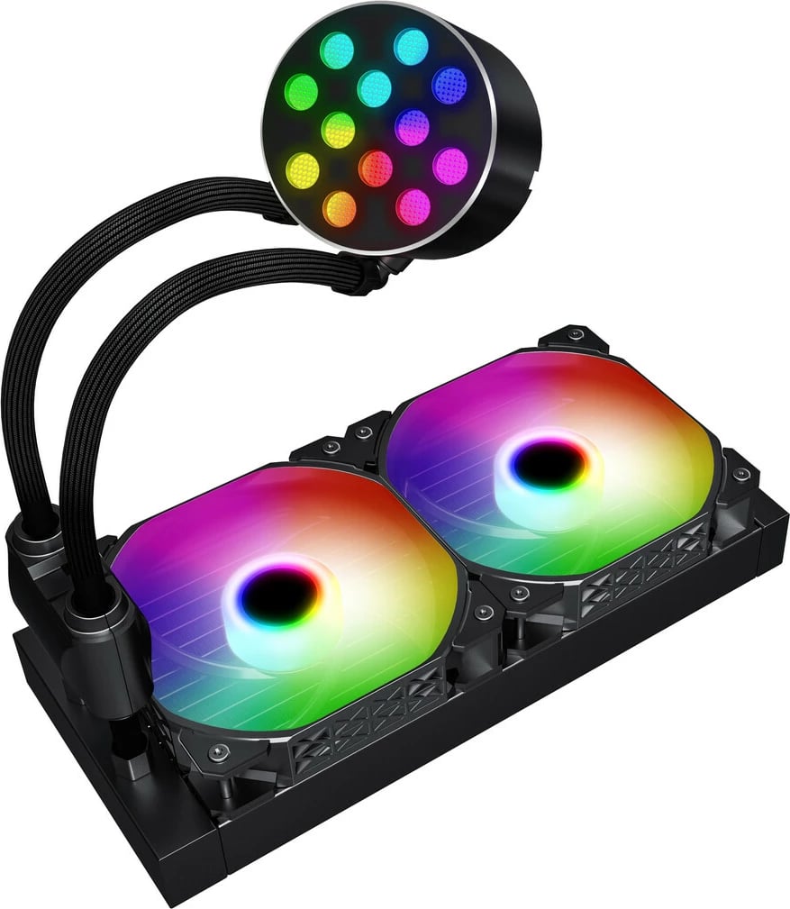 Ventilator Ftohës Me Ujë Për Kompjuter SAMA CY240mm black (Zezë)